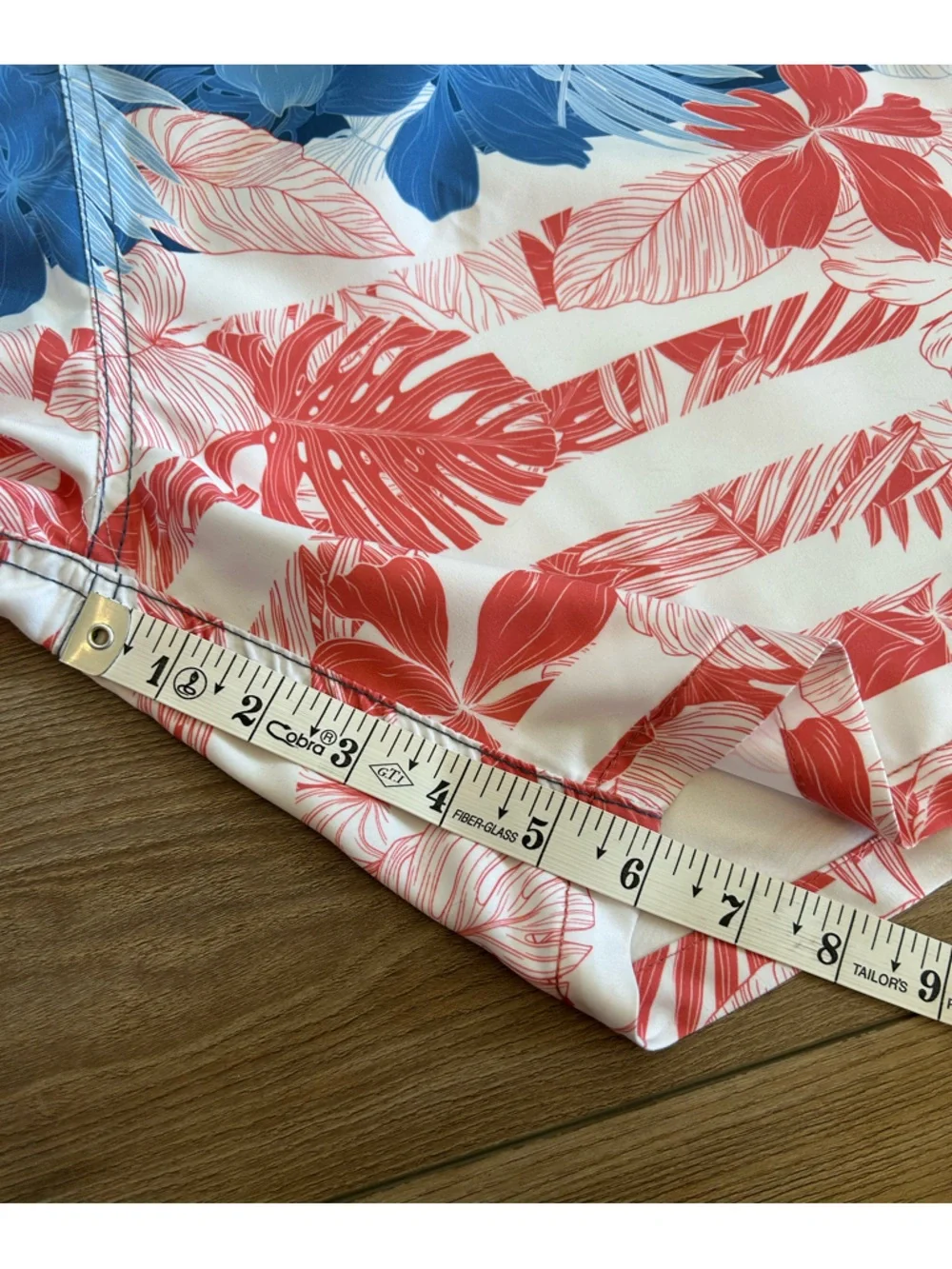 Men’s 4XL The Endless Summer Swim Trunks Patriotic Tropical Floral NWT Big Tall